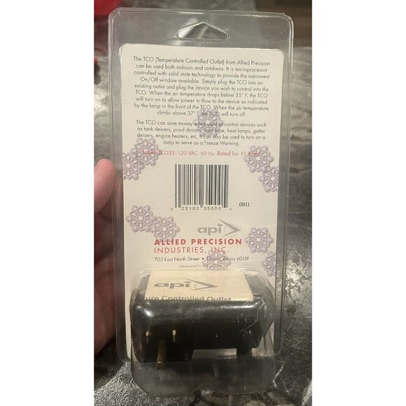 Allied Temperature Controlled Outlet -On at 35’ Off at 37’ - TCO Thermostat Air - Picture 3 of 3